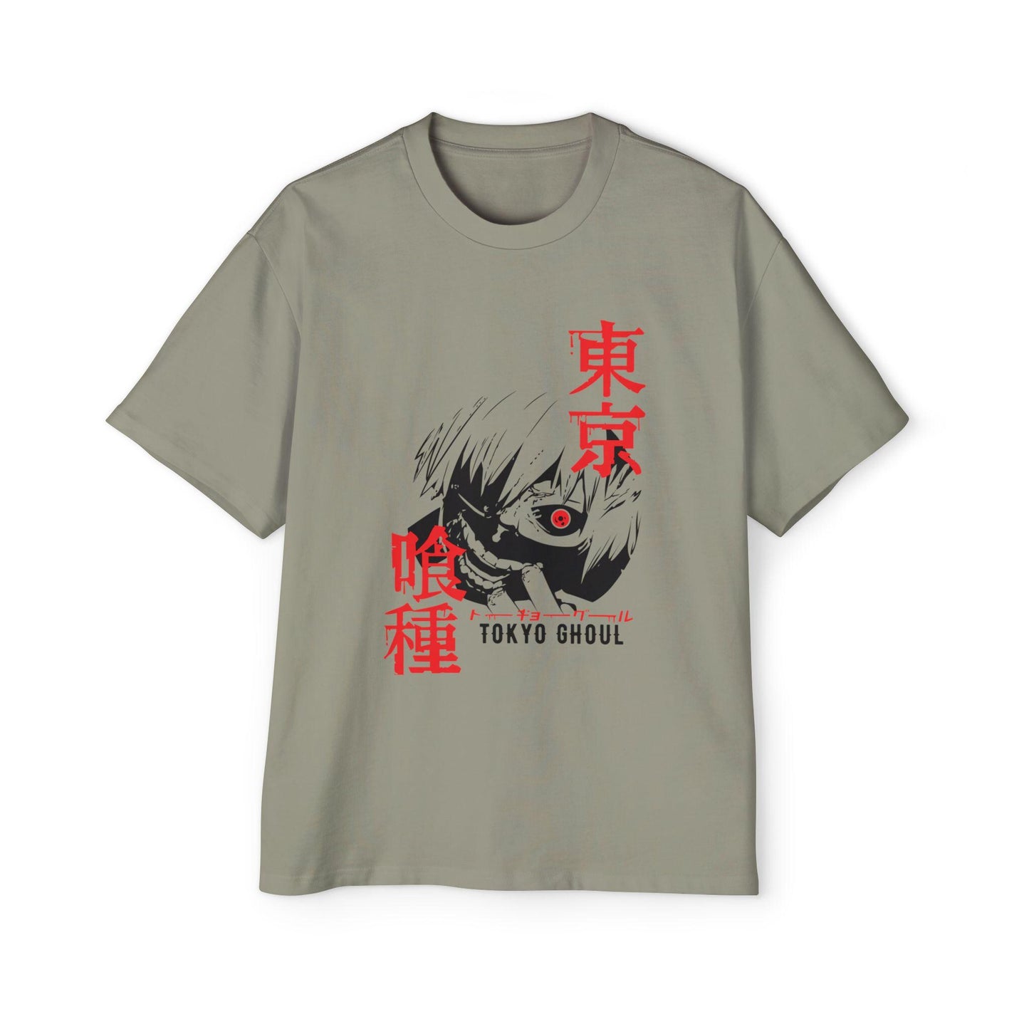 Tokyo Ghoul Men's Oversized Tee - Anime Shirt, Heavy T-Shirt, Tokyo Ghoul Mens Top, Graphic Tee, Japanese Manga Clothing