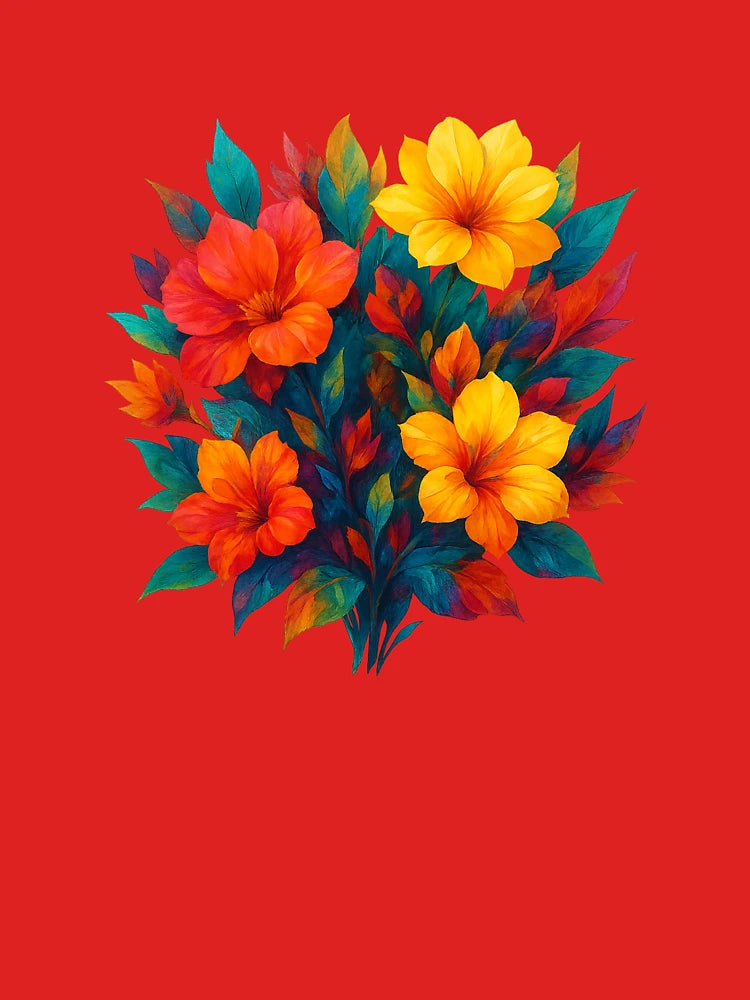 "Floral Symphony β Vivid Garden Bloom" Classic T-Shirt