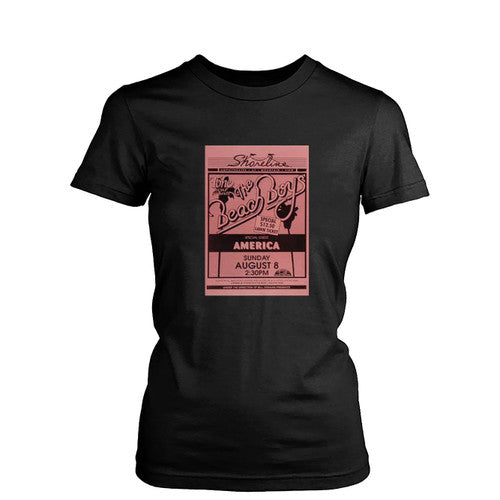 The Beach Boys Vintage Concert Women's T-Shirt Tee